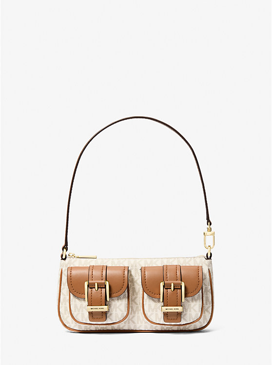 

Маленькая сумочка с фирменным логотипом Zoe Michael Kors, мультиколор