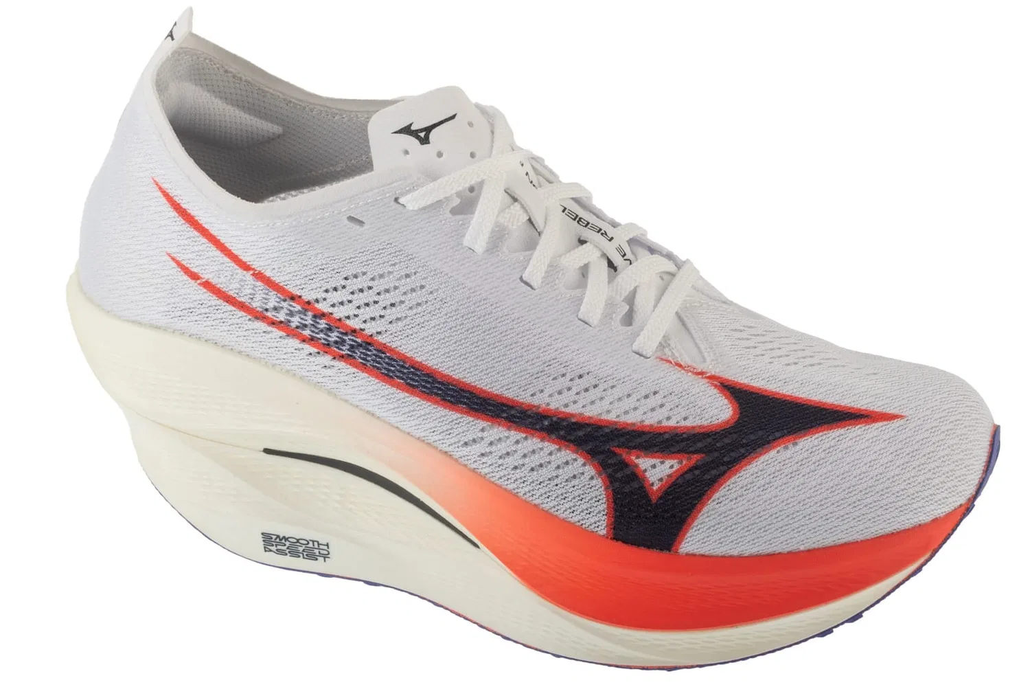 Кроссовки беговые, синтетика, Mizuno, серый