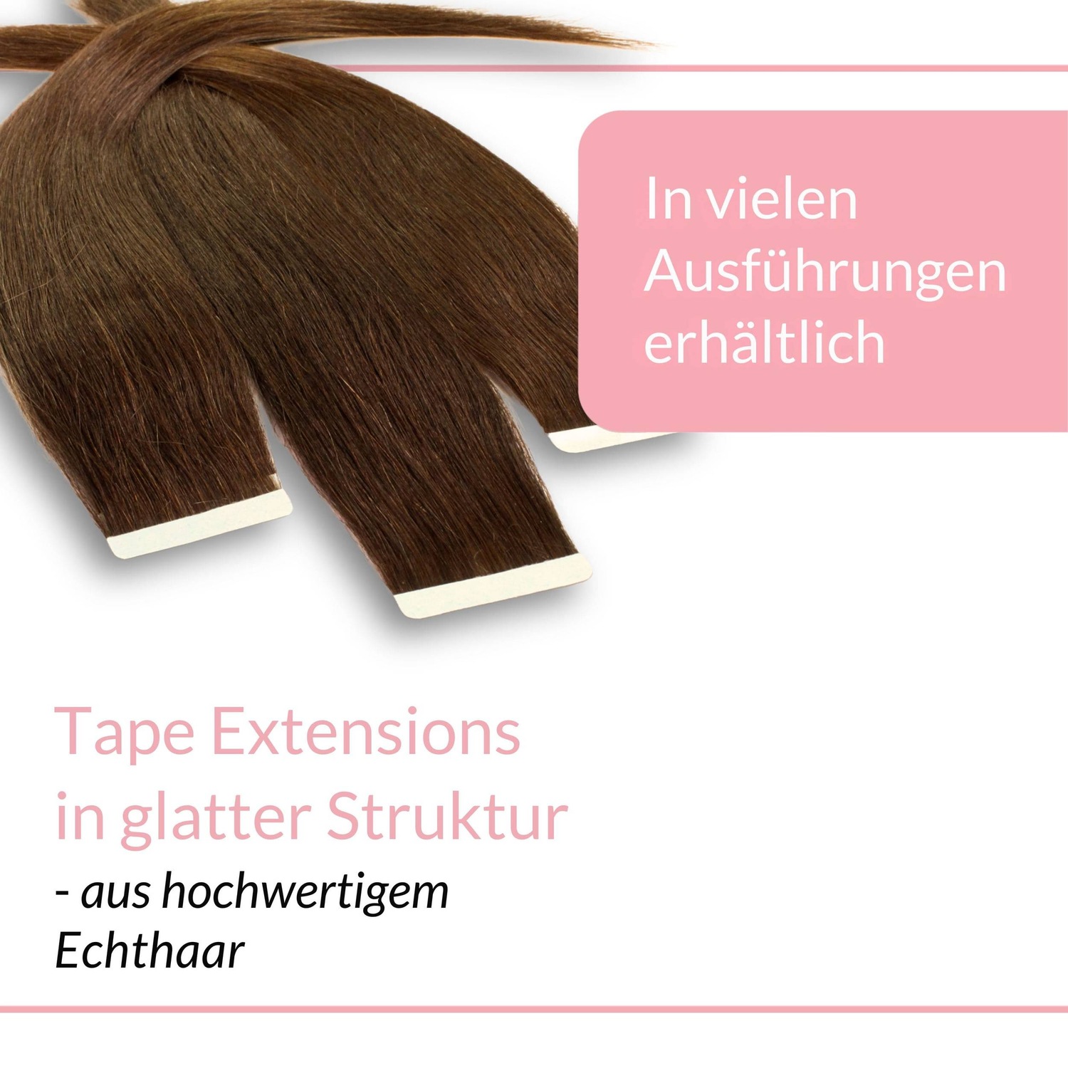 Накладные волосы tape extensions echthaar #6/3 dunkelblond gold Hair2Heart, 60cm, количество 10 шт. — фото 3