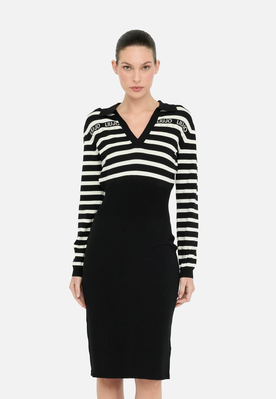

Платье LIU JO STRIPED , Black White/Black
