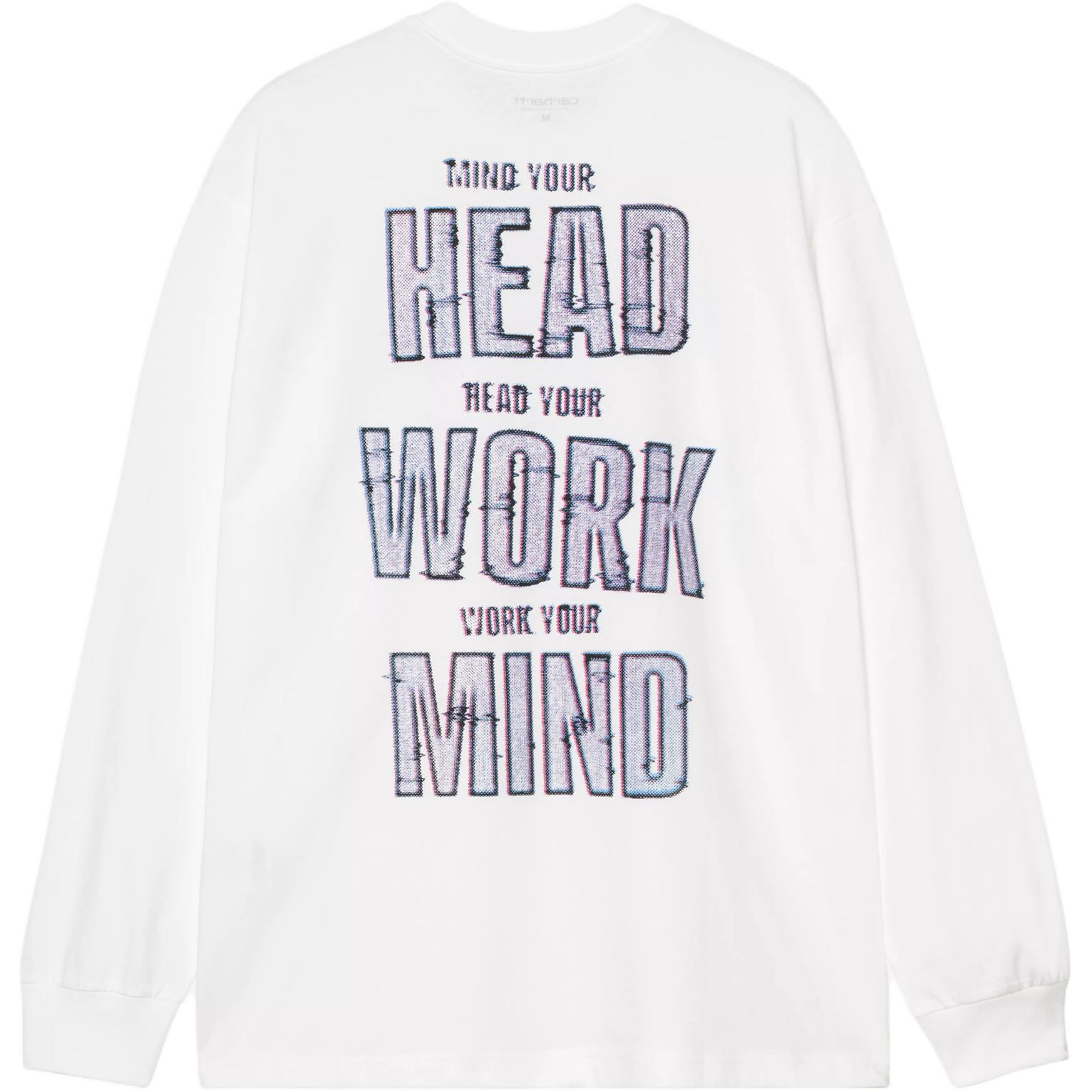 

Футболка FW25 L/S Mind Your Head Carhartt WIP, белый