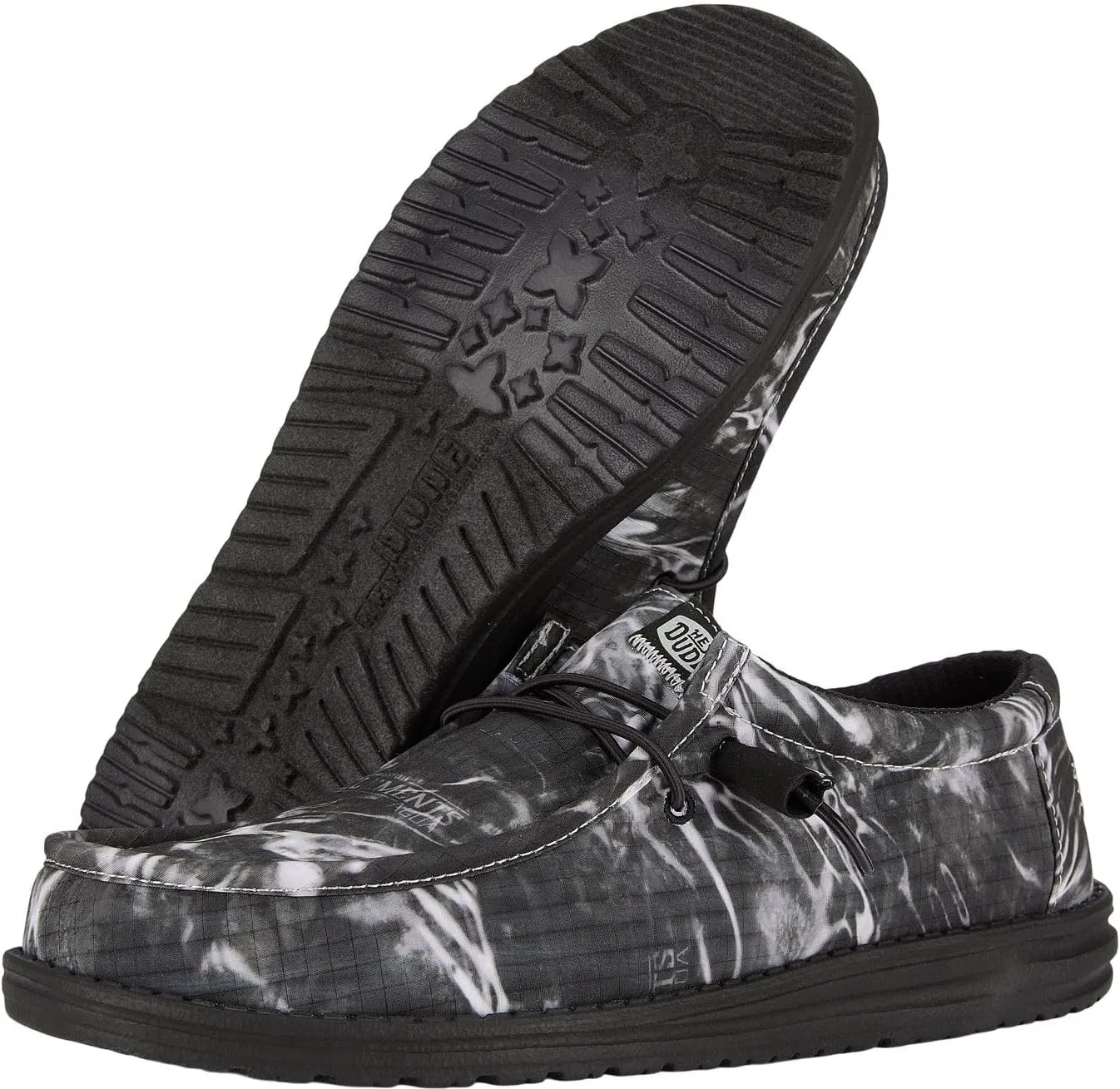 Мокасины slip-on HEYDUDE, черный — фото 3