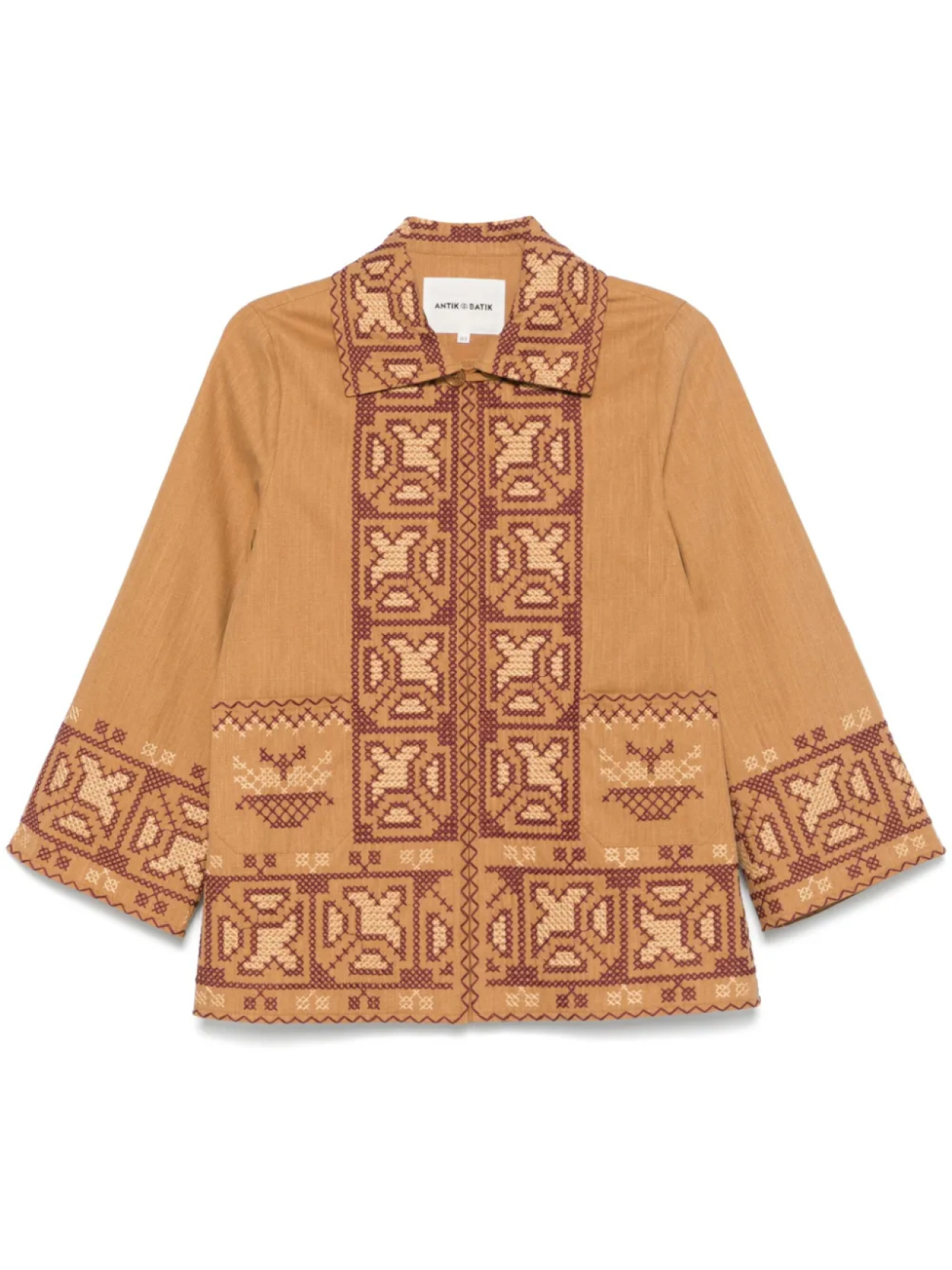 

Вышитая куртка Беренис Antik Batik, коричневый