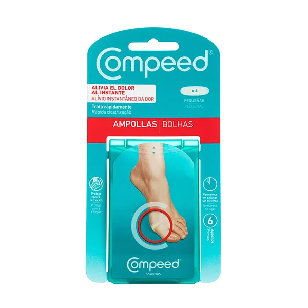 

Повязки от волдырей и натертостей на ногах Ampollas Pequeñas Compeed, 6 UD