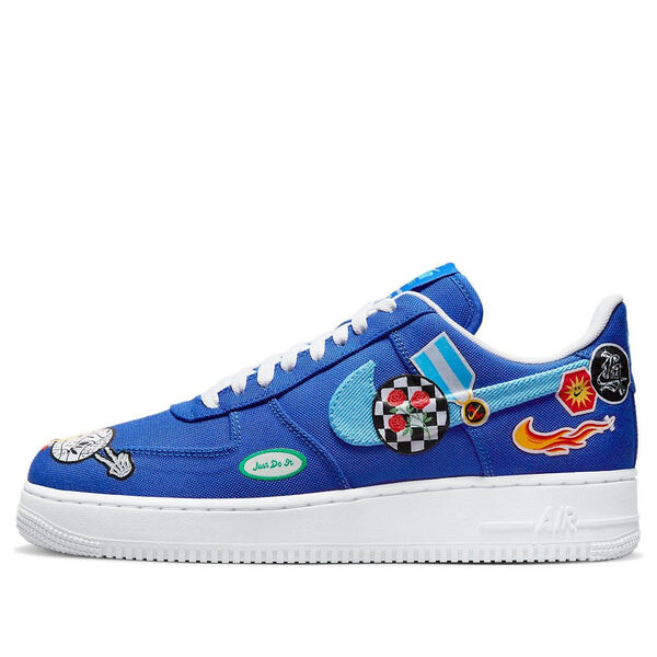 

Кроссовки air force 1 '07 'patched up - los angeles' Nike, синий