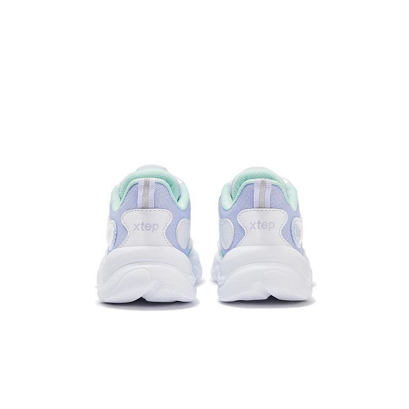 Кроссовки XTEP Kids Lifestyle Shoes PS Low-top White/Virtual Blue/Prism Purple, белый/синий/фиолетовый — фото 4