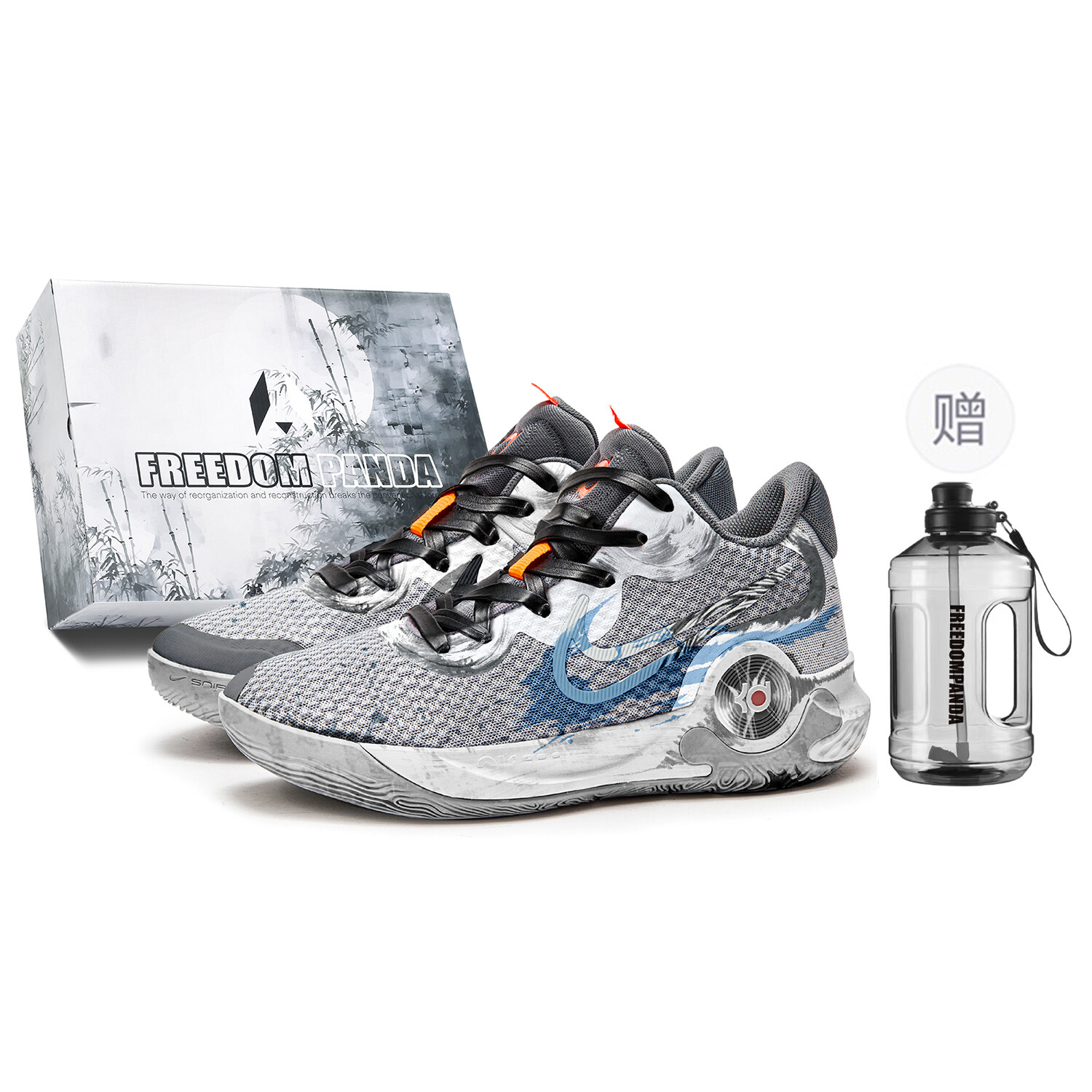 

Баскетбольные кроссовки KD Trey 5 Basketball Shoes Unisex Mid-Top Gray/Blue Nike