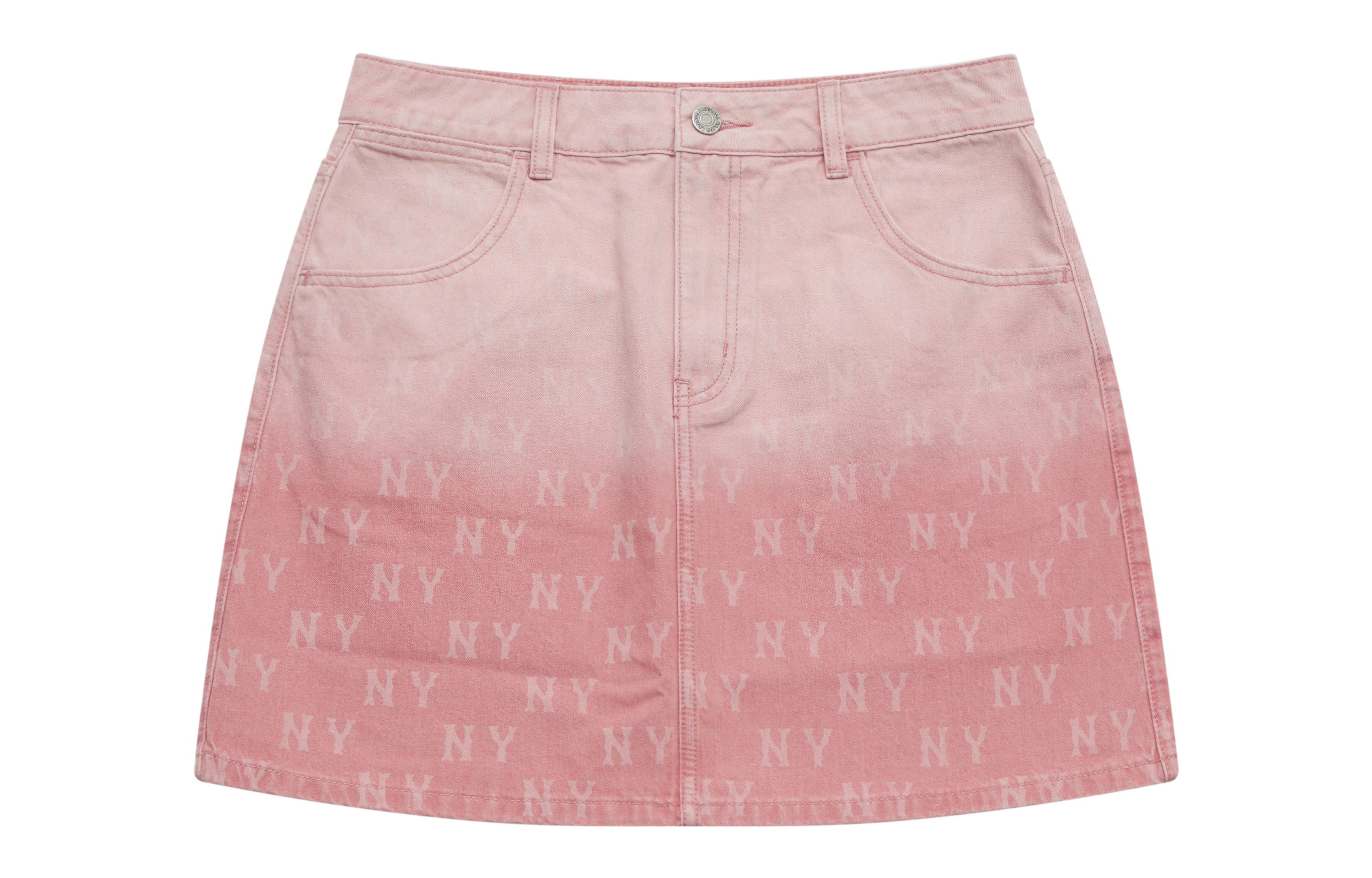 

MLB Коллекция MONOGRAM New York Yankees SS25 джинсовые короткие юбки женские pink