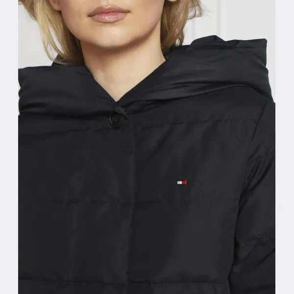 Пуховик классического кроя Modern с запахом Tommy Hilfiger, синий — фото 3