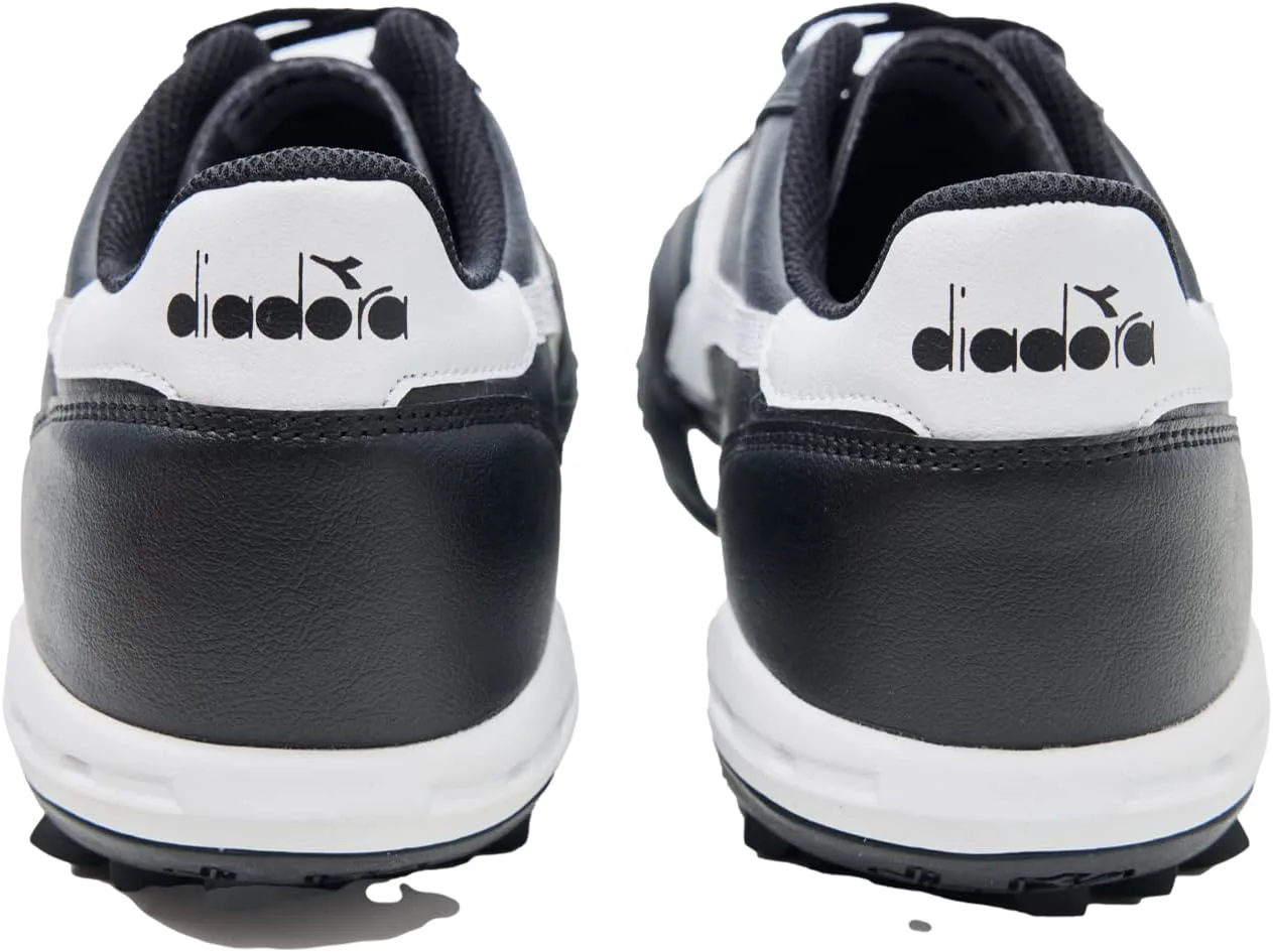 Футбольные бутсы Diadora Calcetto LT для игры на искусственном газоне - натуральная кожа, улучшенная амортизация, резина с повышенной износостойкостью, искусственный газон, оптимальное сцепление и стабильность, черно-белый — фото 3