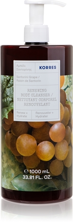 

Восстанавливающий гель для душа Korres Santorini Grape, 1000 ml