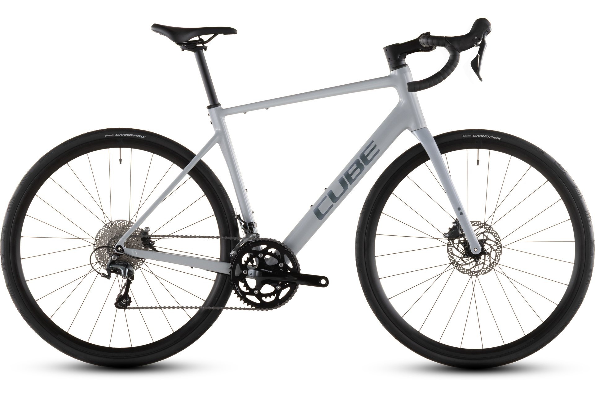 

Шоссейный велосипед Cube Attain race - 28 дюймов - diamant - 2026, grau | foggrey ´n´ shift