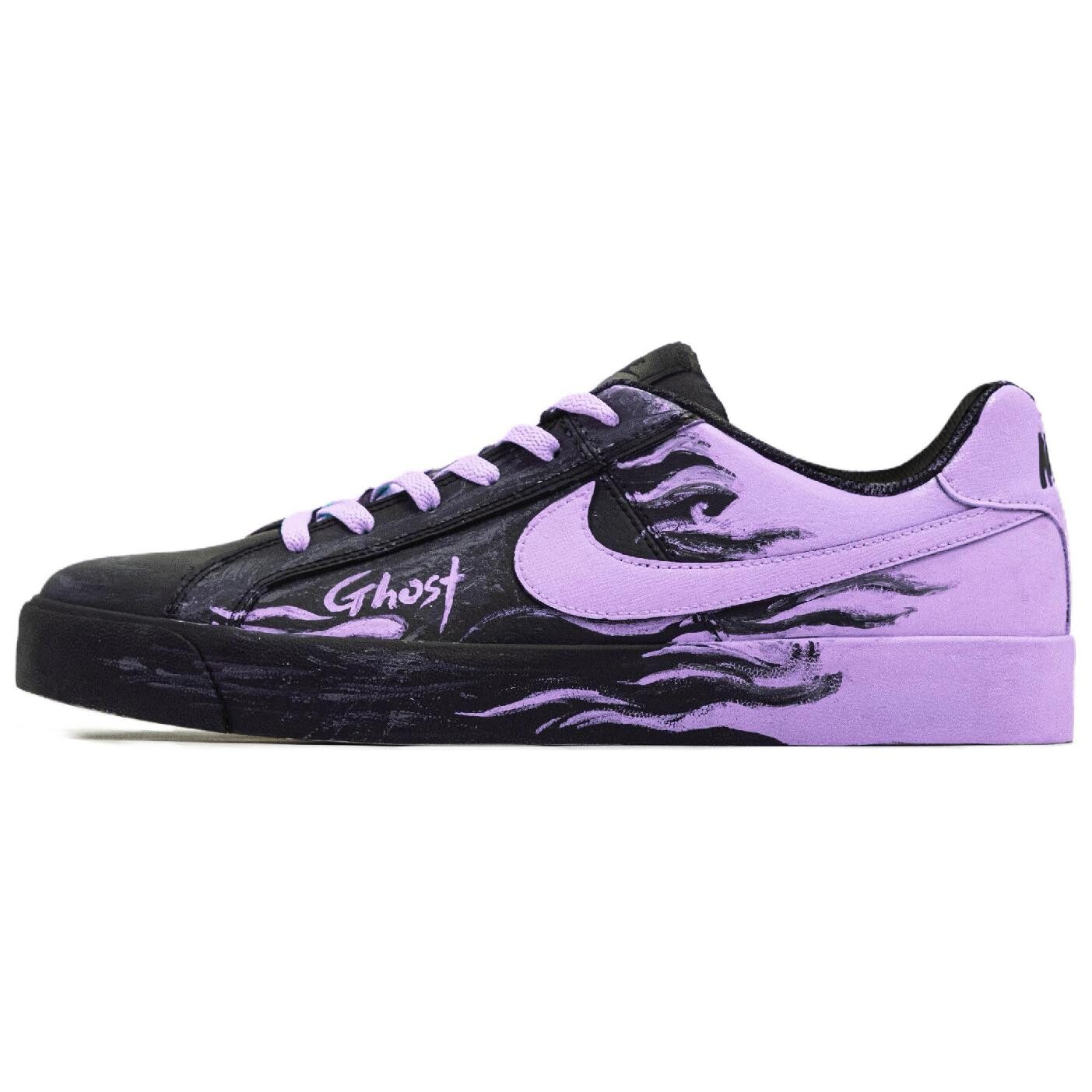 

Скейтборд-кеды Court Royale унисекс с низким верхом, цвет черный/фиолетовый Nike