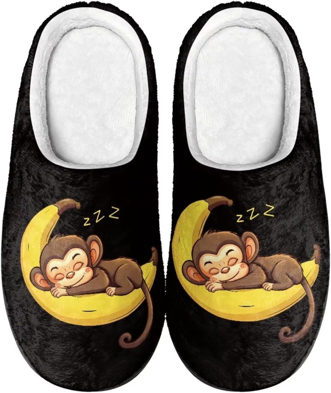 

Домашние тапочки Poceacles для женщин и мужчин, мягкие пушистые тапочки с антискользящей подошвой для дома и путешествий, черный