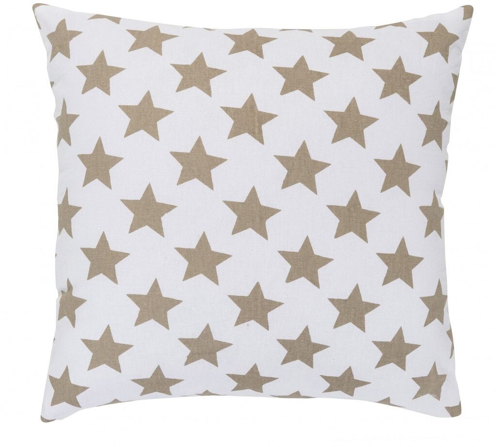 

Подушка Elbersdrucke с наполнителем Stars allover stars коричневый 45x45 см 195892 для гостиной спальни детской комнаты