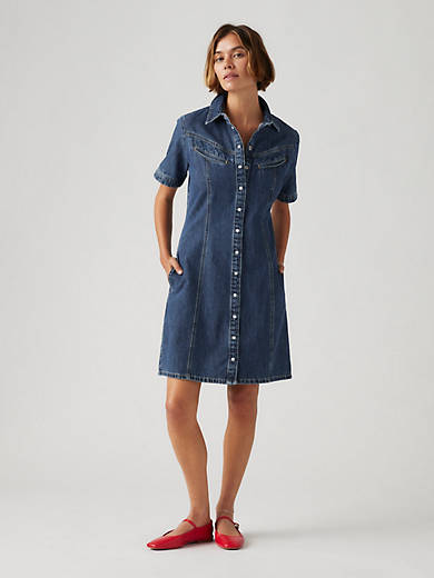 

Джинсовое платье Rinoa Levi's, цвет Sledge Sister - Medium Wash
