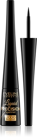 

Подводка для глаз водонепроницаемый Eveline Cosmetics Liquid Precision 2000 Procent, Black 4 ml