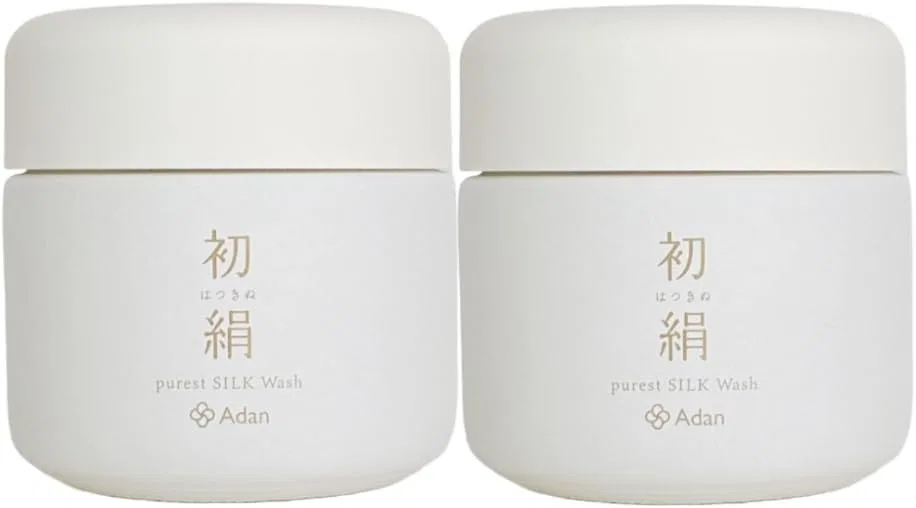 Набор для ухода за кожей: очищающее средство для лица Adan First Silk Pure Rest Silk Wash, 85 г, 2 шт
