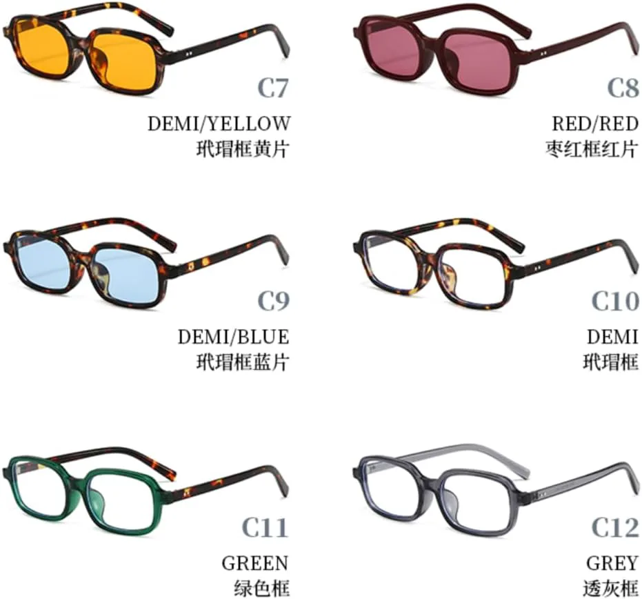 

Солнцезащитные очки с защитой UV400 | Коричневая оправа, синие линзы, заклепки | Для женщин и мужчин, для занятий спортом на открытом воздухе и вождения DSVIGF, 09