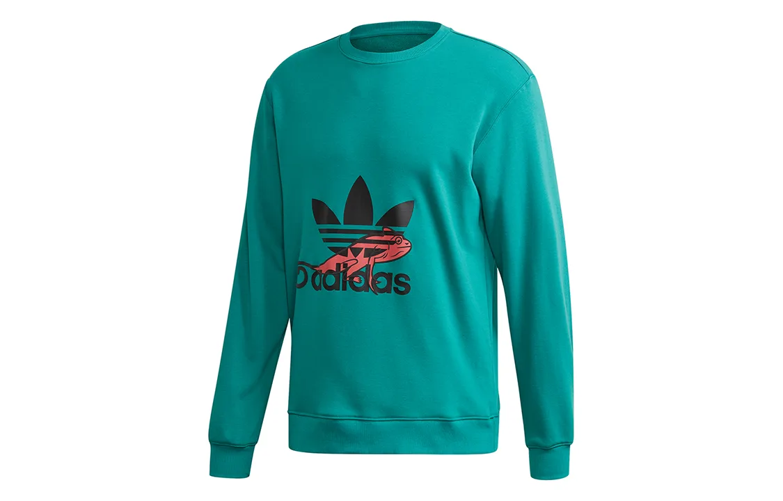 Adidas Originals PT3 Chameleon Sweatshirt мужской Honor Green с круглым вырезом Moderate Regular — фото 2