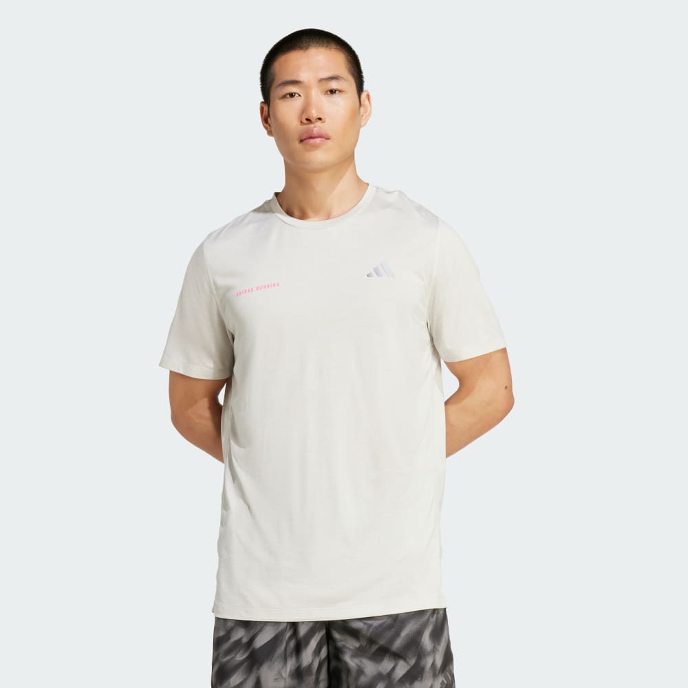 

Спортивная футболка Adidas Own The Run Melange Tee, цвет Orbit Grey