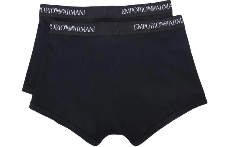 EMPORIO ARMANI SS24 Боксеры мужские 2 шт Black — фото 3