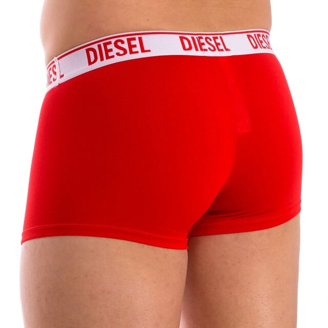 Набор из 2 боксеров из хлопка стрейч 00s9dz 0sfac мужские Diesel, красный — фото 4