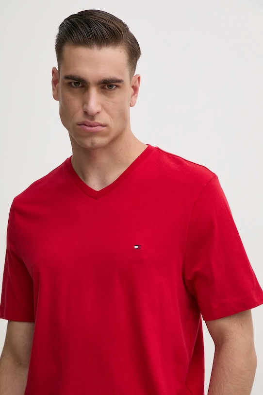 

Хлопковая футболка Tommy Hilfiger, красный