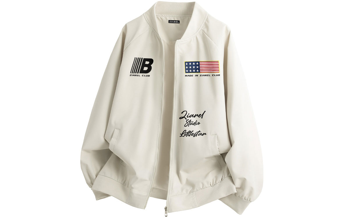 

Куртка Unisex Baseball Collar Moderate Pilot ZIAREL, хаки