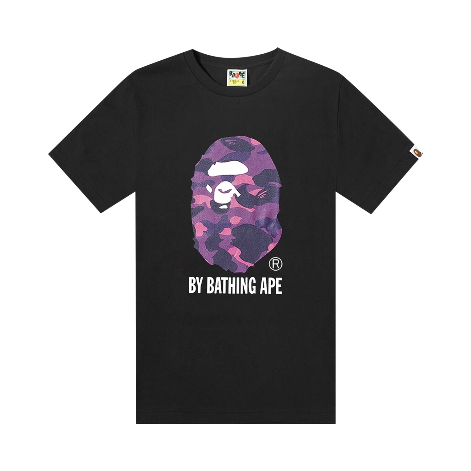 

Футболка Bape Color Camo By Bathing, черный/фиолетовый