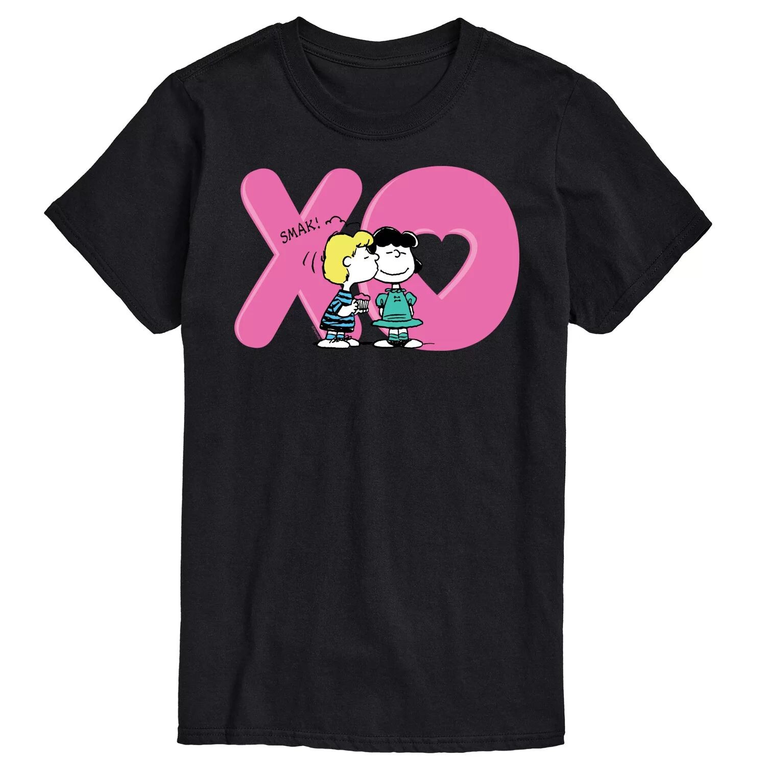 

Футболка Big & Tall Peanuts XO Lucy Licensed Character, черный
