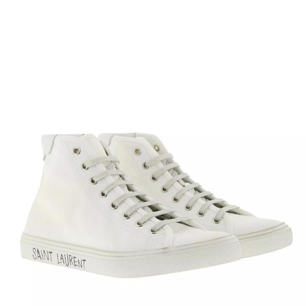 

Кроссовки malibu hightop sneaker blanc Saint Laurent, белый