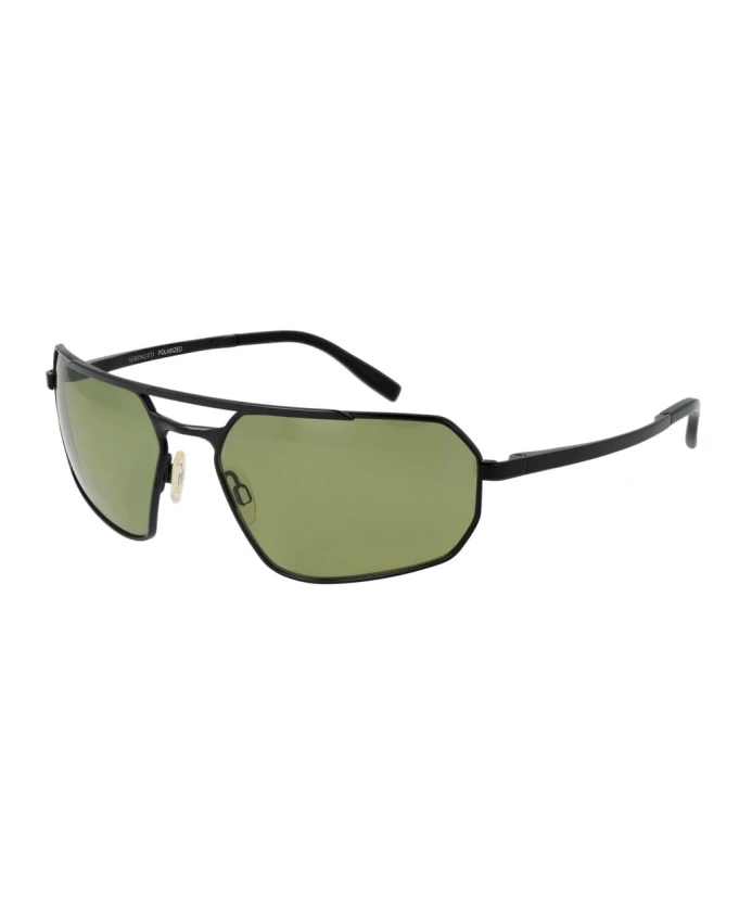 

Геометрические пластиковые солнцезащитные очки Serengeti, черный