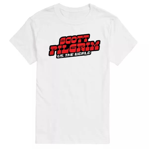 

Мужская футболка с принтом Scott Pilgrim против всех Licensed Character, белый