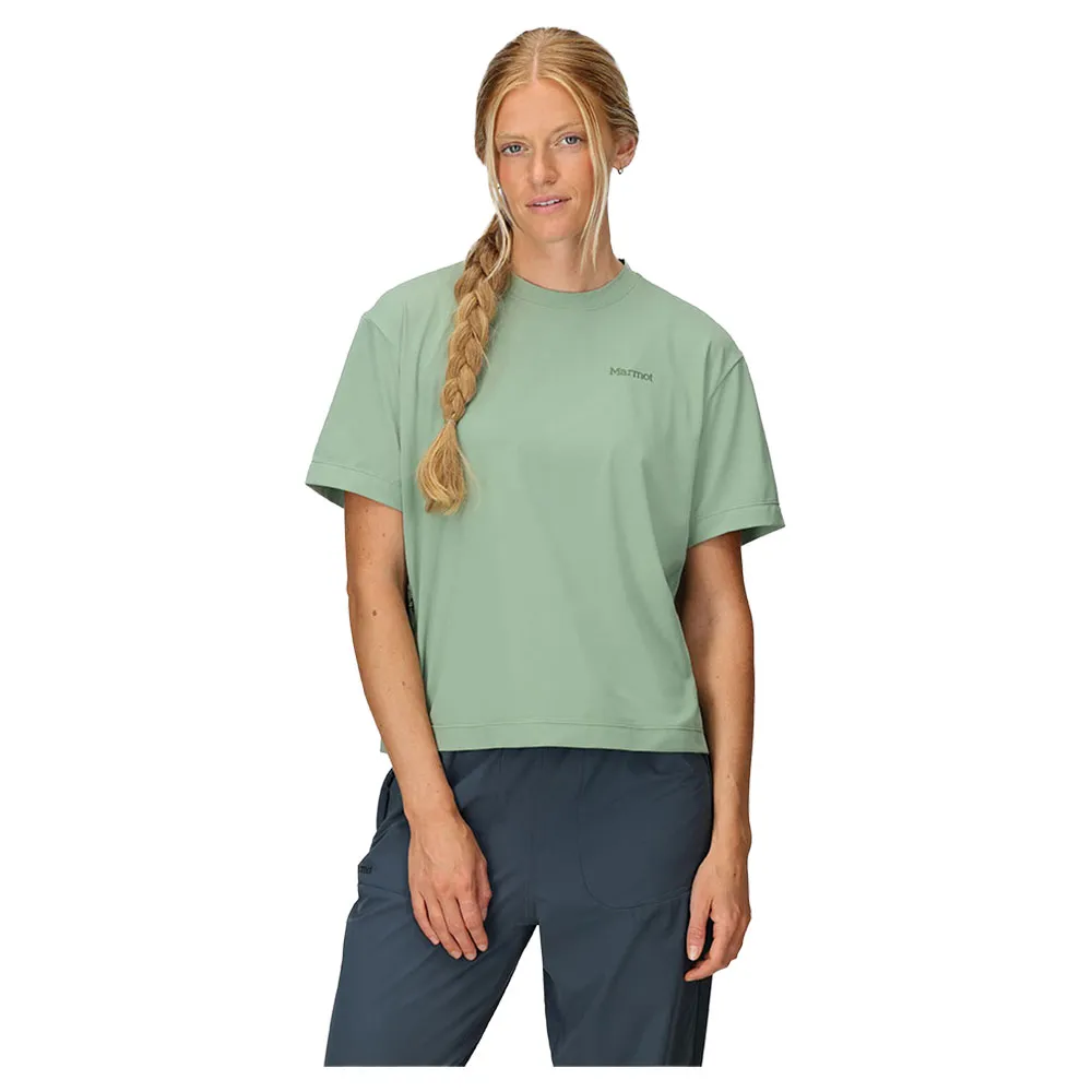 

Футболка с коротким рукавом Marmot AirExchange UPF 50 Crew, зеленый