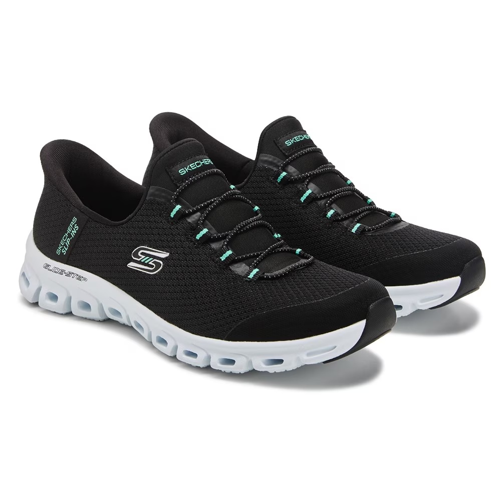 Туфли для ходьбы Slip-Ins Glide-Step Pursuit Skechers, black/teal