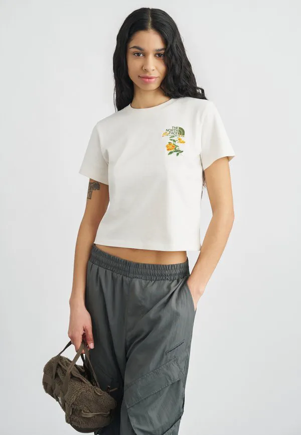 

Футболка flora с коротким рукавом и графическим принтом. The North Face, White Dune, Белый, Футболка flora с коротким рукавом и графическим принтом. The North Face, White Dune