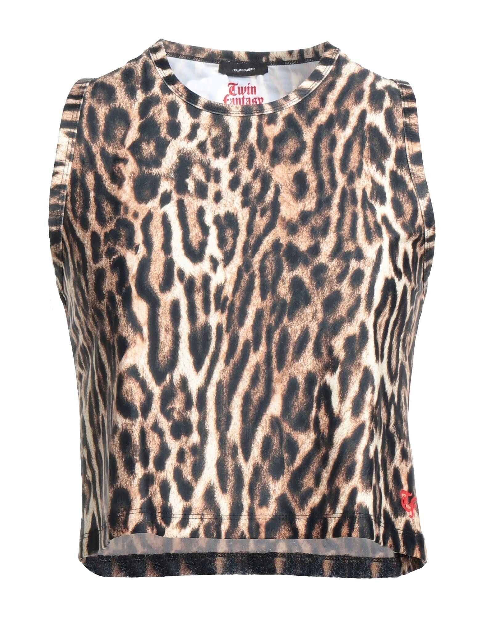 

Кроп-топ Twin Fantasy, коричневый