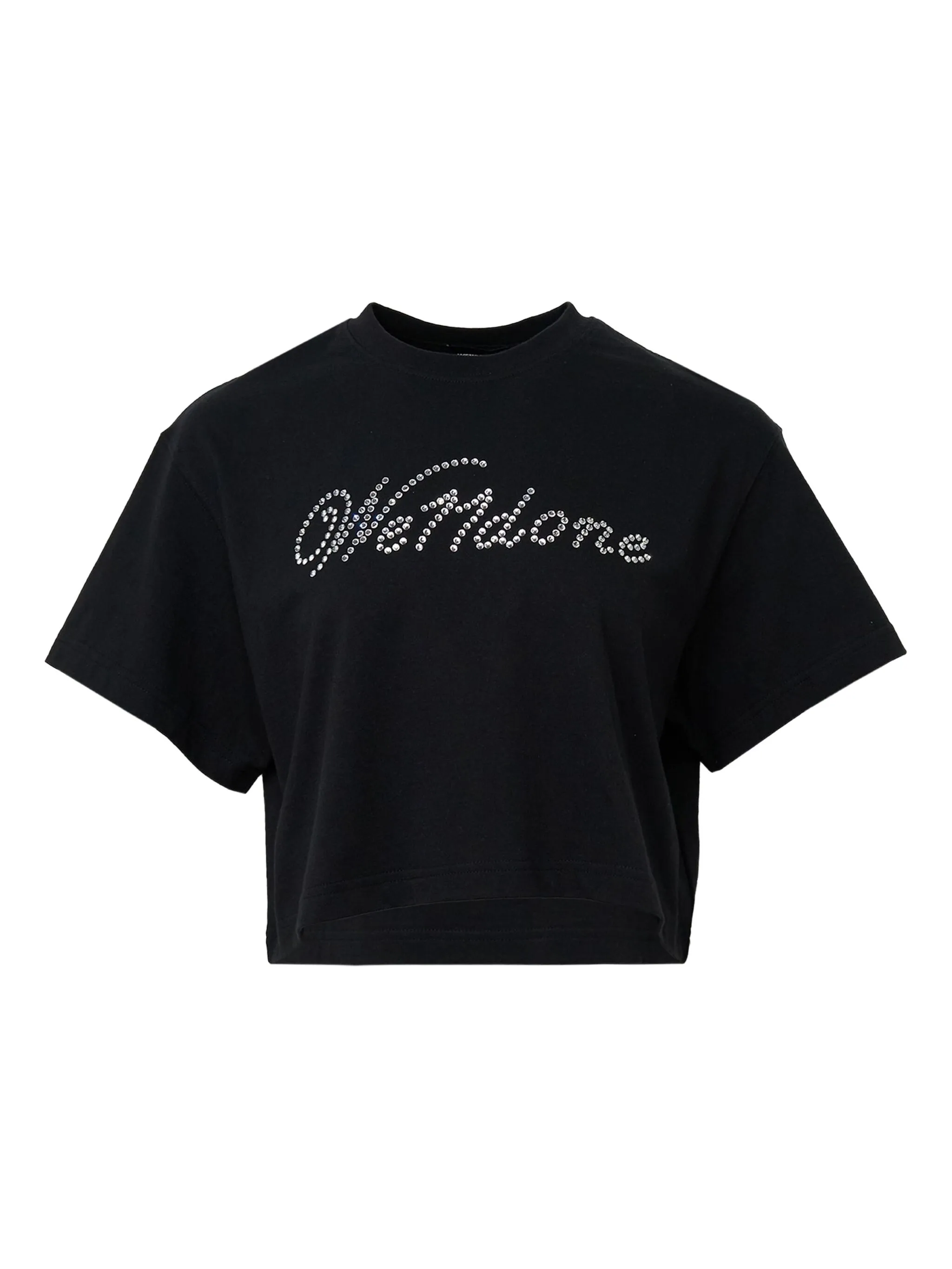 

Декорированная футболка We11Done, черный