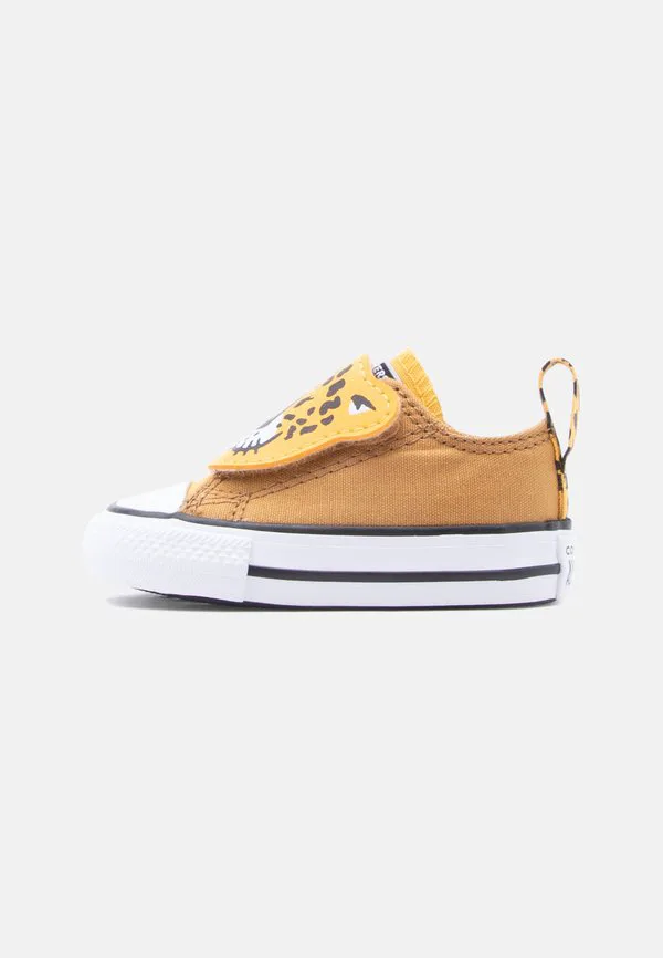 Кроссовки chuck taylor all star one strap leopard easy on унисекс Converse, Honey Stick/Gold-Coloured Palm/White — фото 2