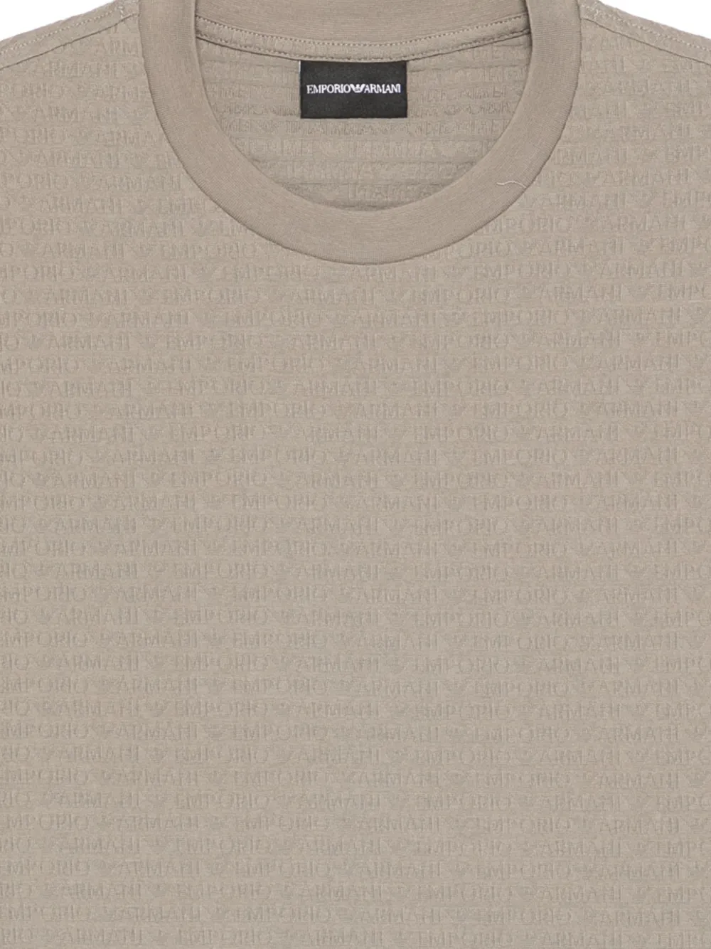 Фактурная футболка Emporio Armani, серый — фото 3