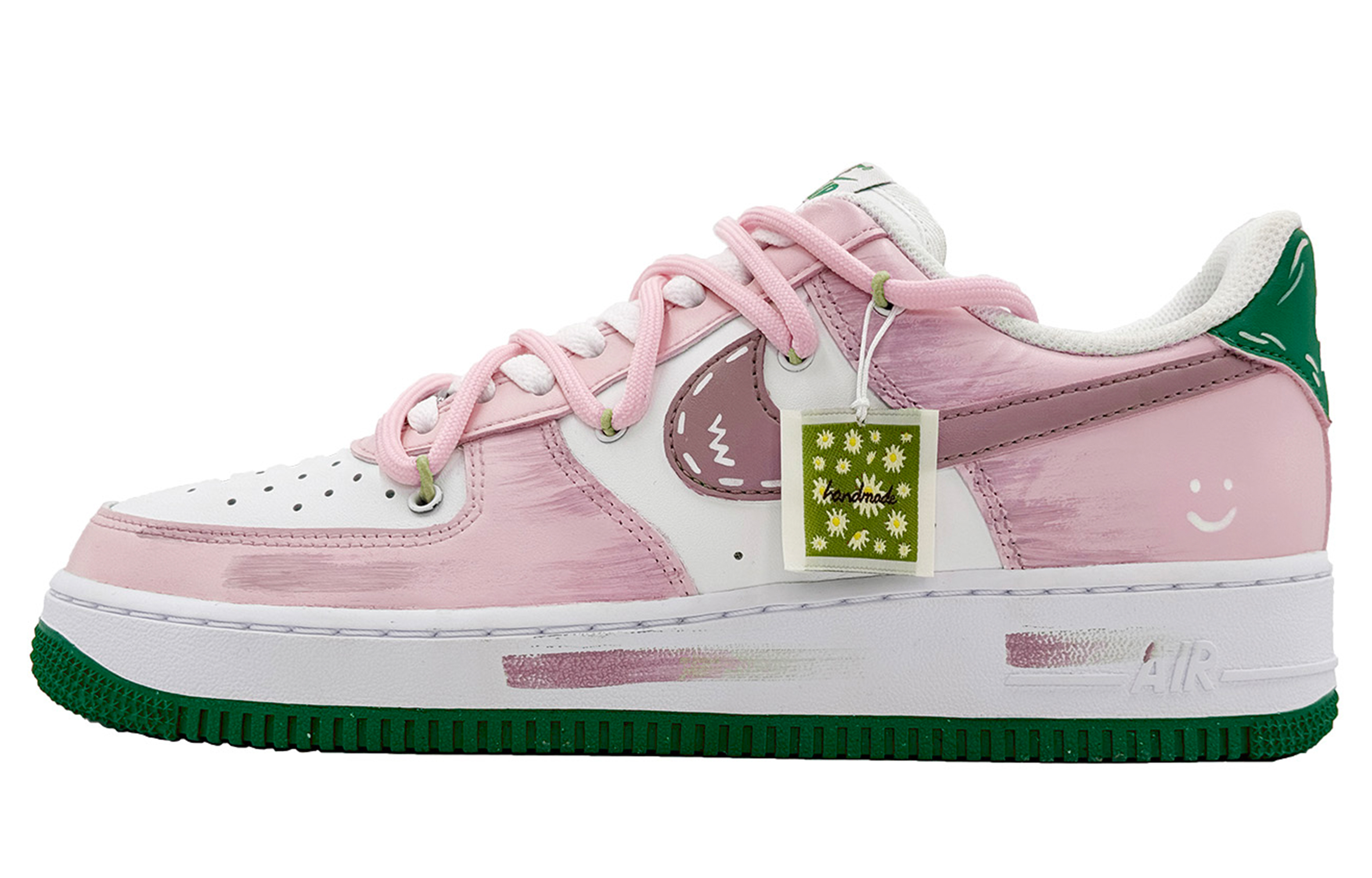 

Кроссовки Nike Air Force 1 Skateboarding Shoes Men Low-top Pink, розовый