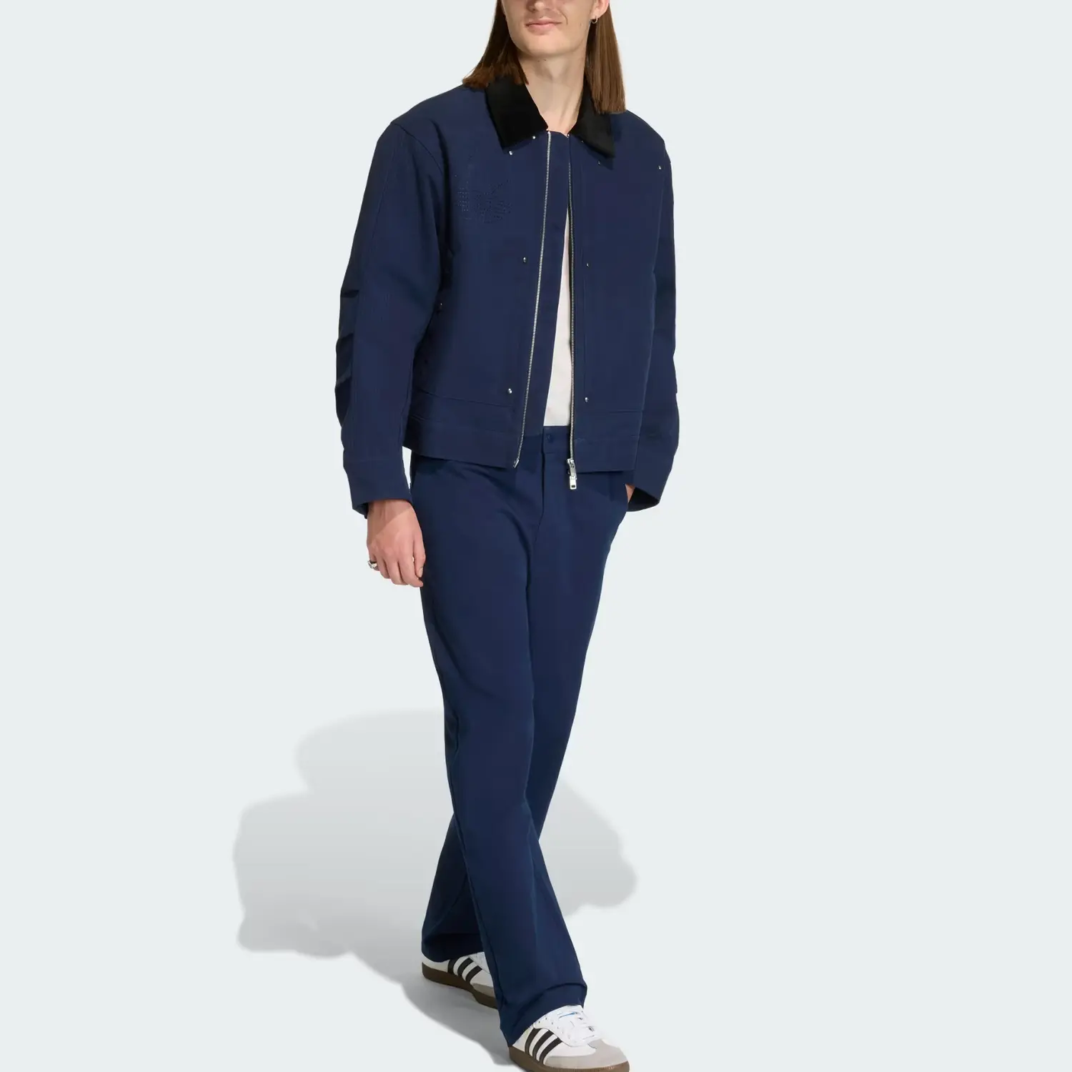 Куртка Premium Essentials для мужчин Adidas Originals, midnight indigo — фото 3