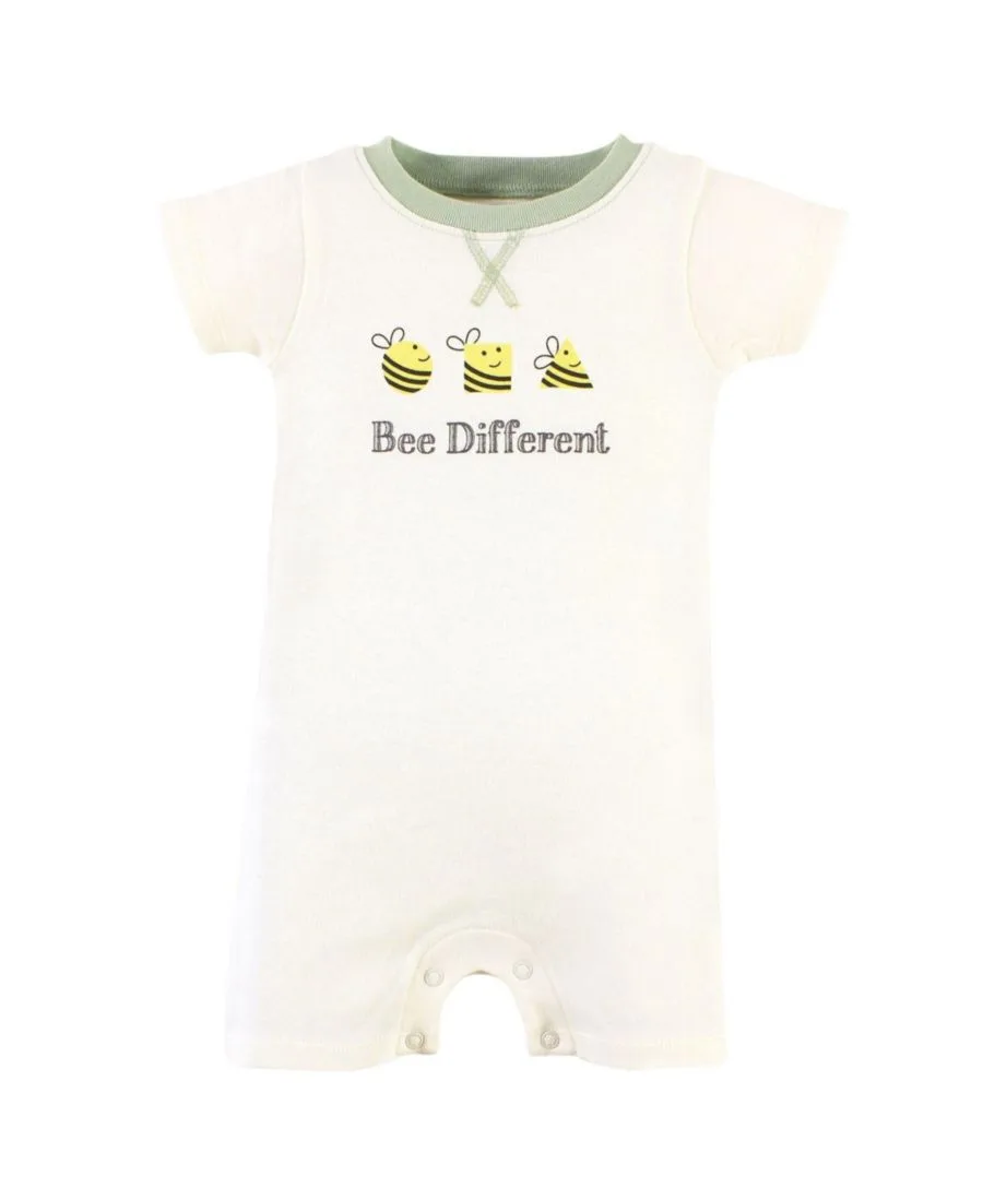 Комплект из 2 натуральных детских комбинезонов Touched by Nature, Bee Different — фото 3