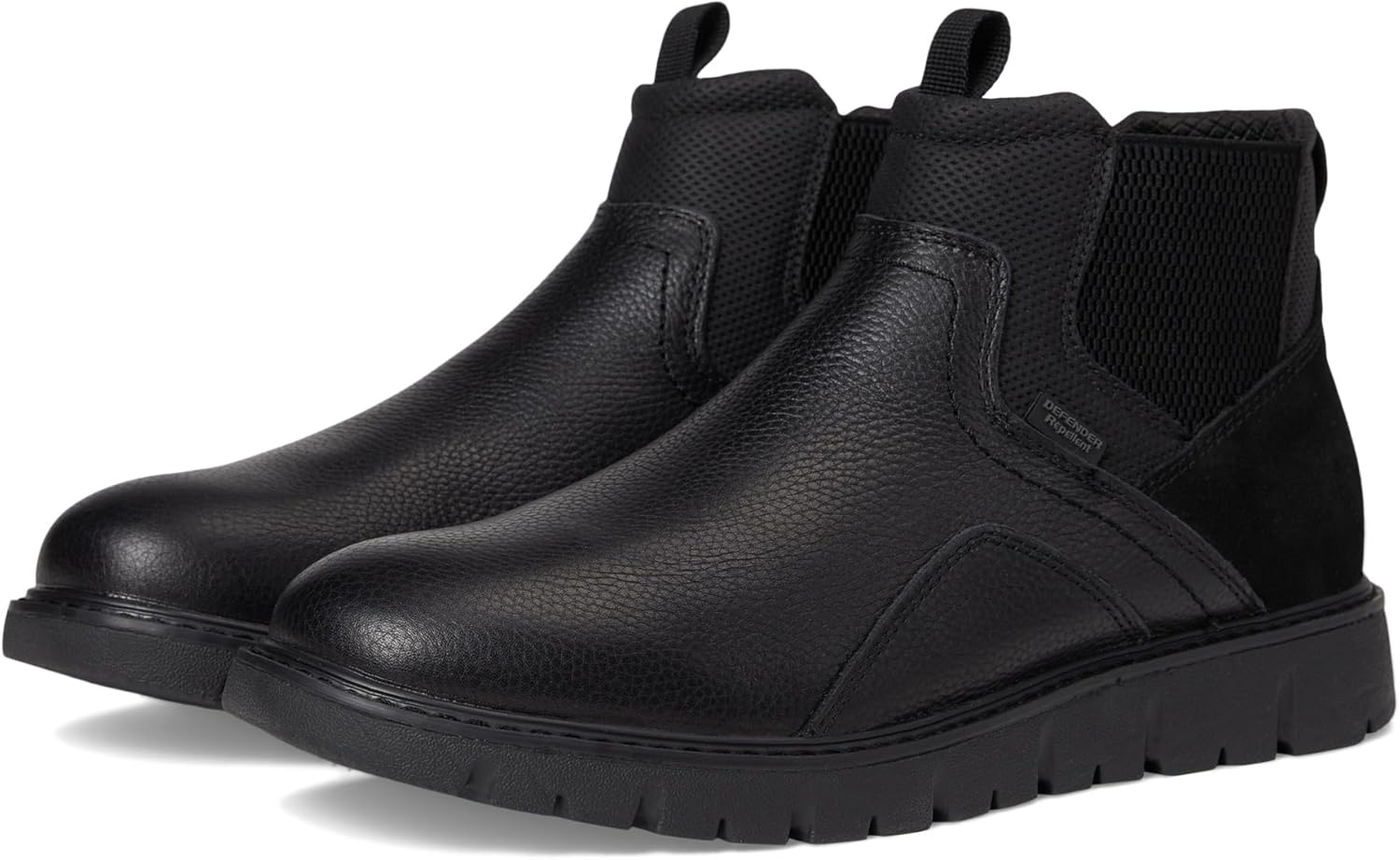 

Мужские ботинки Nunn Bush Karnak Plain Toe Chelsea, легкие и удобные Чукка, черный