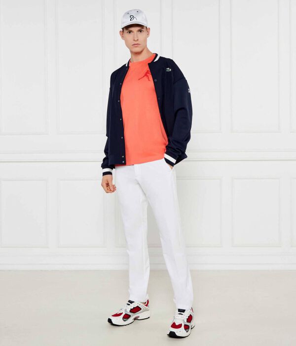 Футболка Lacoste Tennis x Novak Djokovic Regular fit Lacoste, оранжевый — фото 2