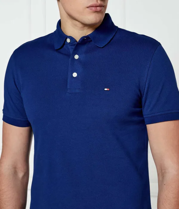 Футболка поло Slim fit Tommy Hilfiger, синий — фото 4