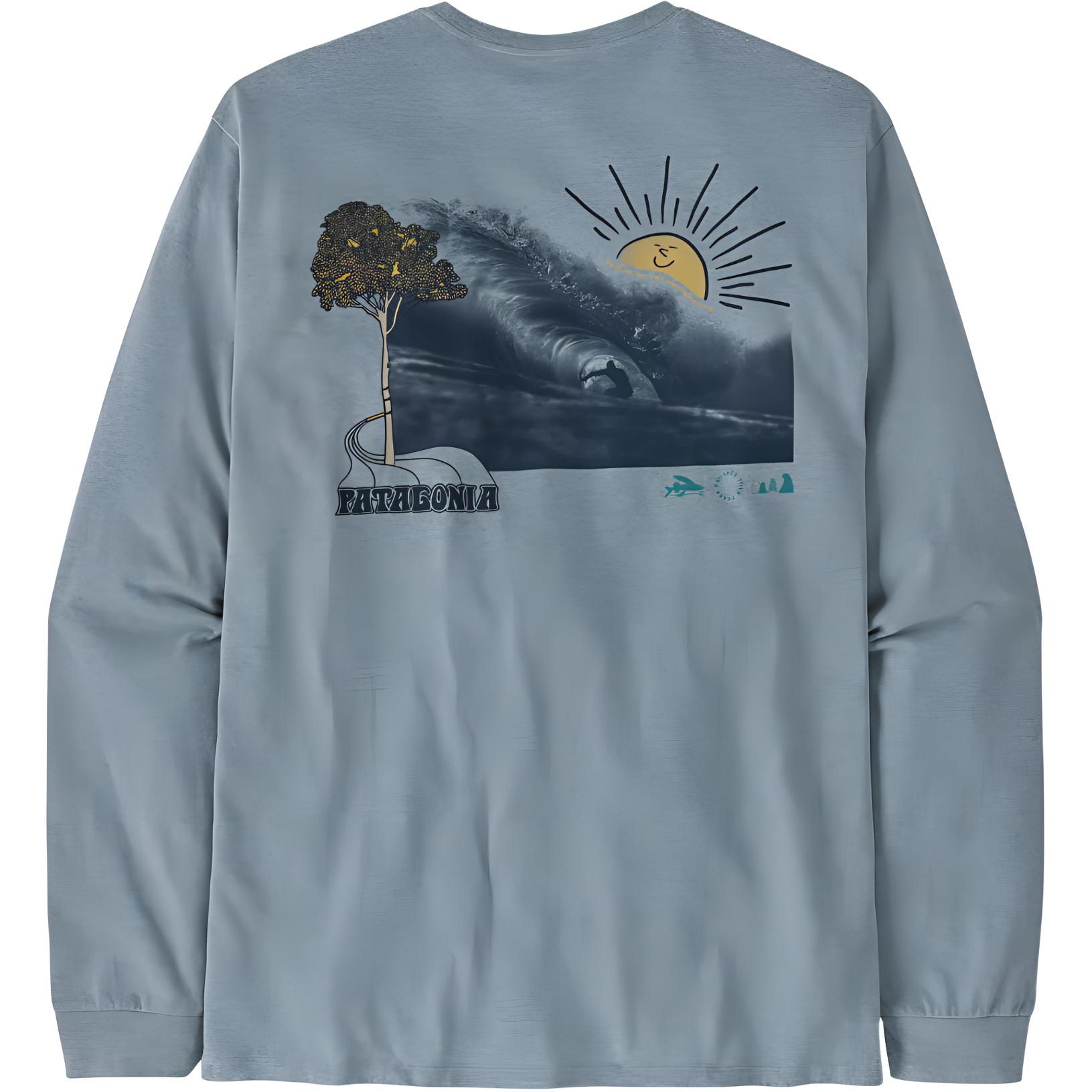 

Футболка Patagonia Responsibili Tee Earthsuits мужская, верблюжий цвет