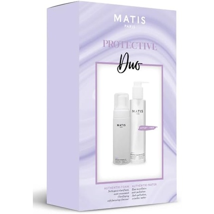 

Защитный дуэт Authentik Foam 150 мл и Authentik Water 200 мл Matis