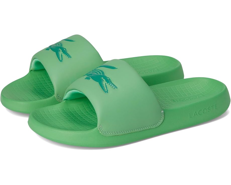 

Сандалии Lacoste Serve Slide 1.0, цвет Green/Dark Green Croc